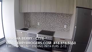 1Thousand Bay St & 57 St Joseph St 1 Bedroom Unit 14 Flrs 2-13