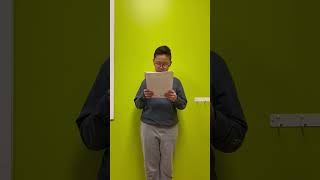 6th Grader Adrien Reads Aloud His Realistic Fiction Piece