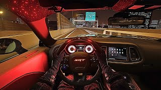 Dodge Challenger SRT Demon Night Drive (POV) - Assetto Corsa