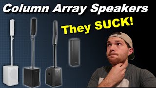 😱 My Review on column array speakers [Turbosound IP300, EV evolve 50, RCF evox 8 j8]