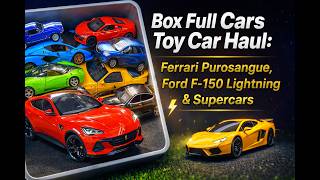 LIVE Box Full Cars Diecast Model Collection: Supercars, Luxury Cars & SUVs  #carwheels #collector