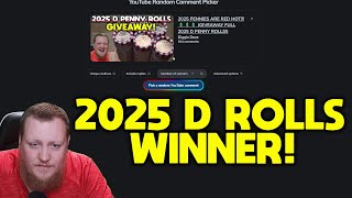 2025 D PENNY ROLLS (GIVEAWAY WINNER!)