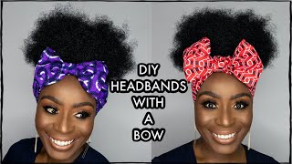 DIY Headband With A Bow - 2 different ways