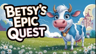 Betsy the Brave Blue Cow and the Cloud Castle Adventure | #childrensstories