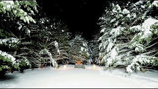 Hard Techno Mix in a remote forest during a blizzard | hhunter