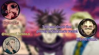 Sukuna, Choso and Nanami talk about Itadori's power [Voice Impression]