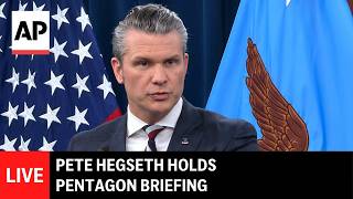 LIVE: Pentagon briefing on US and Israel's war with Iran
