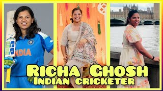 Cricketer Richa Ghosh Biography, Lifestyle, Career, Family, Stats, Batting etc