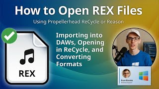 How to Open REX Files (REX Audio Loop)