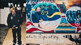 LEGENDARY TOPCATZ DEBATE  CHAIRMAN MR JUNETEENTH  AT JUNETEENTH MUSEUM GALVESTON  #legendarytopcatz