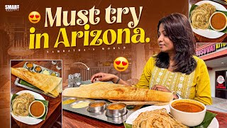 Arusuvai kitchen Arizona || South Indian Food in USA || Telugu food vlog || Mesa’s New Restaurant ||