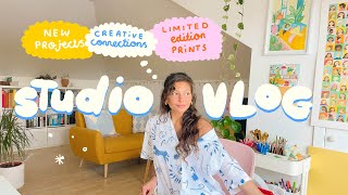 Studio Vlog ✿ Samples, art swap and a giveaway!
