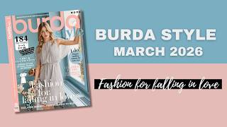 Burda Style March 2026 - Fashion for falling in love