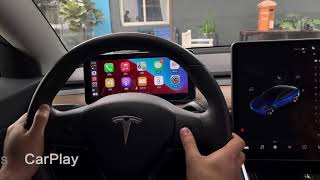 How is the Tesla CarPlay dashboard installed? The most important thing is wireless CarPlay