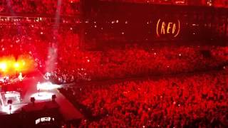 U2 - Where the Streets Have No Name (snippet) - Chicago 06252015