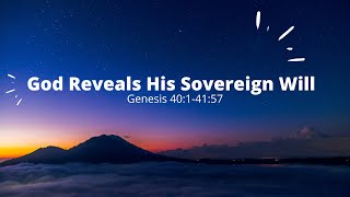 Humber UBF - September 04, 2022: God Reveals His Sovereign Plan