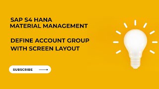 SAP MM-Define Account Group with Screen Layout | Configuration of Business Partner
