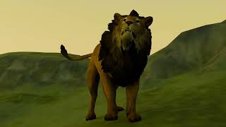 Lion Blender 4.1 Rigged And Download Free