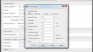 How to model Dual Porosity (stagnant zones)