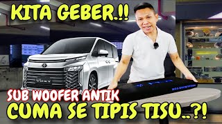 TES SUB WOOFER UNIK PCA YG SETIPIS TISU.!! HARGA 2 JUTAAN BASS NYA SE SEREM SET4N..?!! 