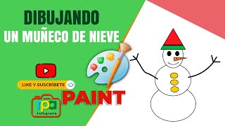 Muñeco de Nieve en Paint
