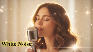 White Noise | Falling Snow & Soothing Vocals | Relaxing White Noise