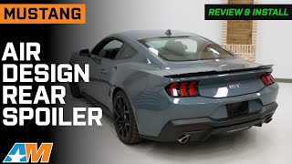 2024-2025 Mustang Air Design Rear Spoiler Review & Install