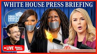 🚨White House Briefing LIVE Right Now as Whoopi Exposed in Epstein Emails, Colbert SILENCES Crockett