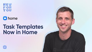New For You: Task List Templates in Home