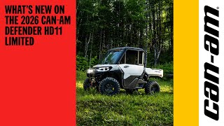 2026 Can-Am Defender Limited HD11 - Features You Need to Know About