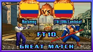 King of Fighters 98 - Mackensy (COL) VS (COL) [TW][DMK]Camilokof [kof98] [Fightcade] [FT10]