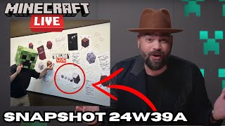 Minecraft LIVE LEAKS | Minecraft 1.21.2 Snapshot 24W39A
