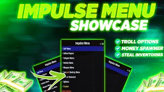 [IMPULSE MENU] FIVEM CHEAT | SPAWN MONEY & WEAPONS | TROLL