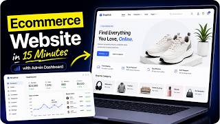 Ecommerce Website with Admin Dashboard | Complete Full Stack Project
