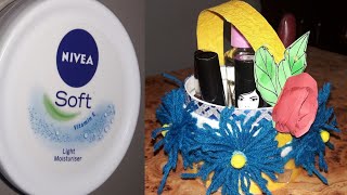 Diy from nivea box#Best out of waste box