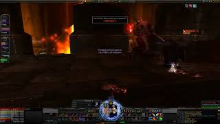 World of Warcraft Fifi (me) Ninja Boss Pull (tank Noob) (Classic Old School WoW)