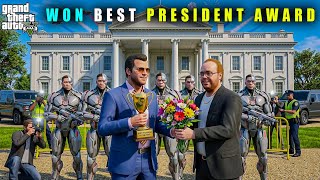GTA 5 : MICHAEL WON BEST PRESIDENT OF THE YEAR AWARD || BB GAMING