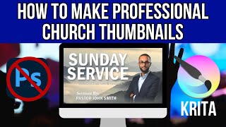 Make Professional Church Thumbnails WITHOUT PHOTOSHOP | FREE