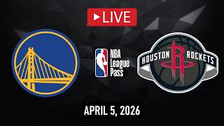 NBA LIVE NOW! Golden State Warriors vs Houston Rockets | Apr. 5, 2026 | Rockets vs Warriors NBA 2K