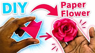 How to make Realistic, Easy Paper Towel Rose | Paper flower DIY |  Paloma Rose Tutorial
