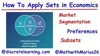 Economic Application of Sets