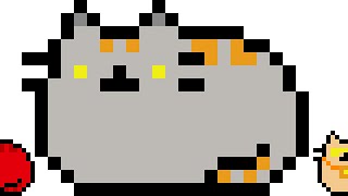 Pusheen Everywhere Pixel Art Timelapse