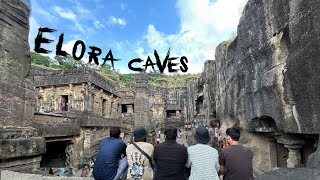 Elora caves tha historical place in india 🤯 aliens 😳 bana k gaye..🤔 #trending #vlog #elora  #india 
