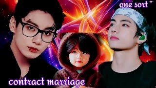 Contract marriage [ONE SORT] 🍿🎥 movie #taekook romantic love story #bts