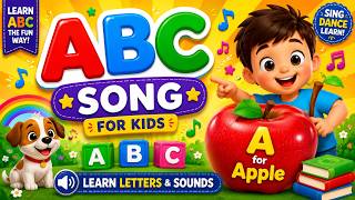 🎵 Phonics Song for Kids  ABC Alphabet Sounds from A to Z