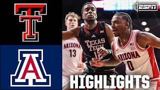 Texas Tech Red Raiders vs. Arizona Wildcats | Full Game Highlights | ESPN College Basketball