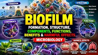 Biofilm | Formation, Structure, Components, Functions, Benefits & Harmful Effects | Microbiology