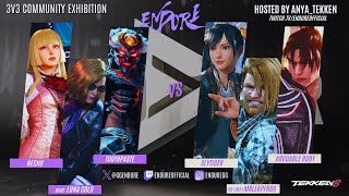 3v3 Team Battle Exhibition by @enduregaming1084 | TEKKEN 8