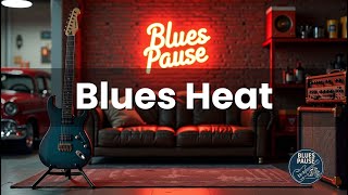 🎸 Blues Heat  Fiery Blues Guitar Riffs with Intense Vibes