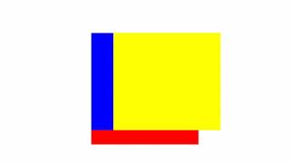 rood- geel- en blauw vierkant